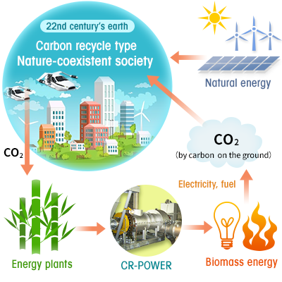 炭素循環型の自然共生社会